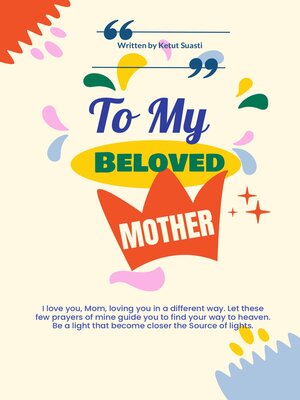 cover image of To My Beloved Mother